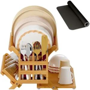 Bamboo Dish Drying Rack