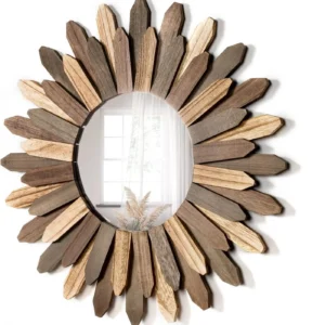 21 inch Wall Mirror Wood