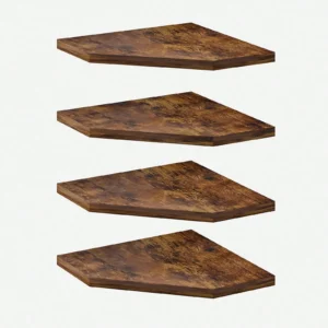 Rustic Corner Wall Shelves