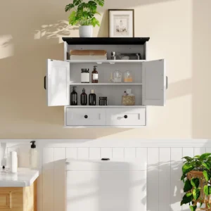 Farmhouse Cabinet With Barn Doors