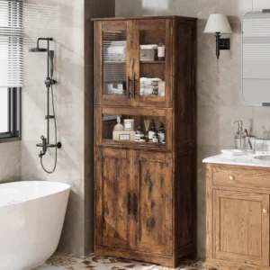 Tall Bathroom Cabinet 67" Tall