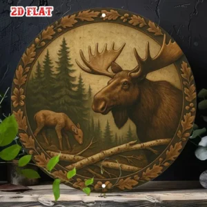 Circular Metal Wall Art Decor